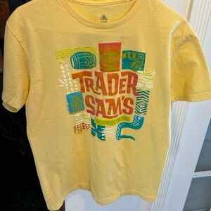 Disney Parks Trader Sam’s Yellow T-Shirt Size Medium Unisex